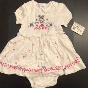Beach baby onesie. New with tags. Multiple sizes.